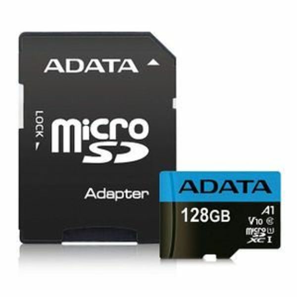 Карта пам'яті microSDXC (UHS-1) A-DATA Premier 128Gb Class 10 А1 (R-100Mb/s)  (adapter SD) (AUSDX128GUICL10A1-RA1)