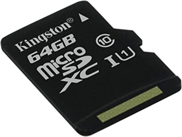 microSDXC (UHS-1) Kingston Canvas Select 64Gb class 10  (R-80MB/s) (SDCS/64GBSP)
