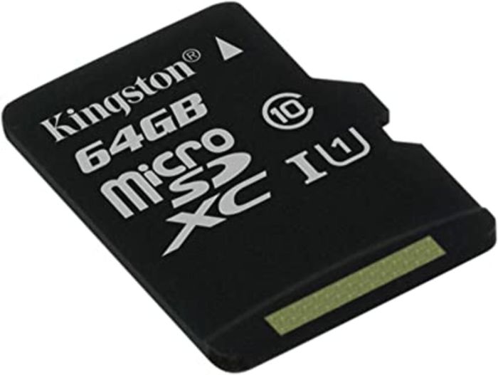 microSDXC (UHS-1) Kingston Canvas Select 64Gb class 10  (R-80MB/s) (SDCS/64GBSP)