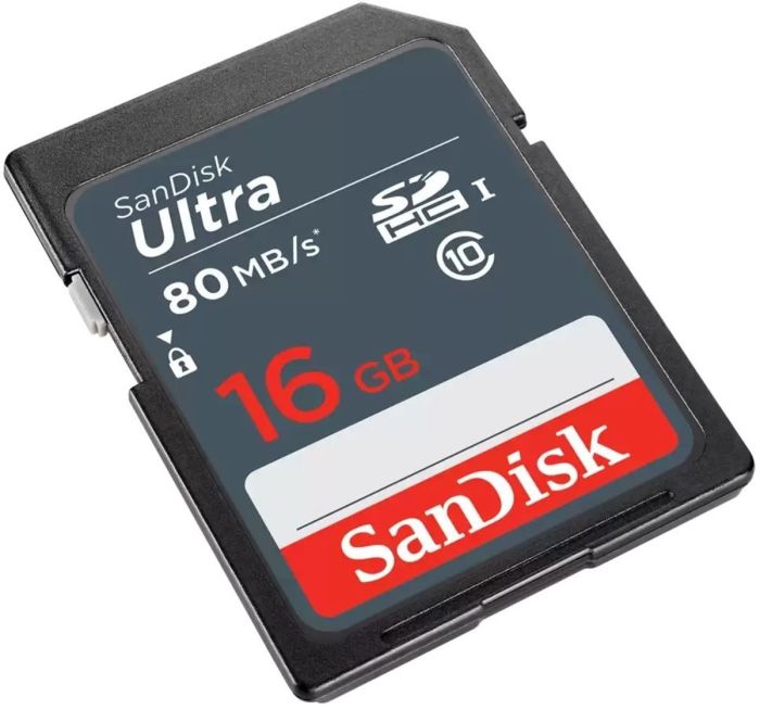 Карта пам'яті SDHC (UHS-1) SanDisk Ultra 16GB (80MB/s) (SDSDUNS-016G-GN3IN)