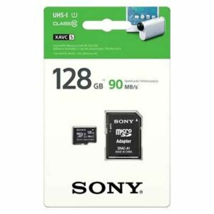 Карта пам'яті microSDXC (UHS-1 U1) Sony 128Gb class 10 (90MB/s) (adapter SD) (SR-G1UY3A/T)