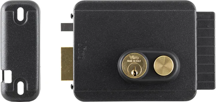 Замок електромеханічний VIRO V97 BS50/80мм Т2 Black (VIR-30.8972.07942469)