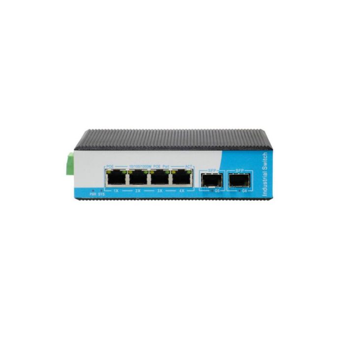 POE комутатор 6-ти портовий індустр. HongRui HRM400-42GBTS HongRui 8482