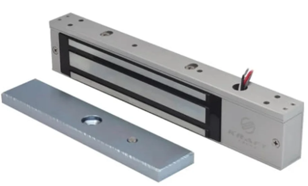 Замок електромагнітний Kraft KRF-280LED Silvery