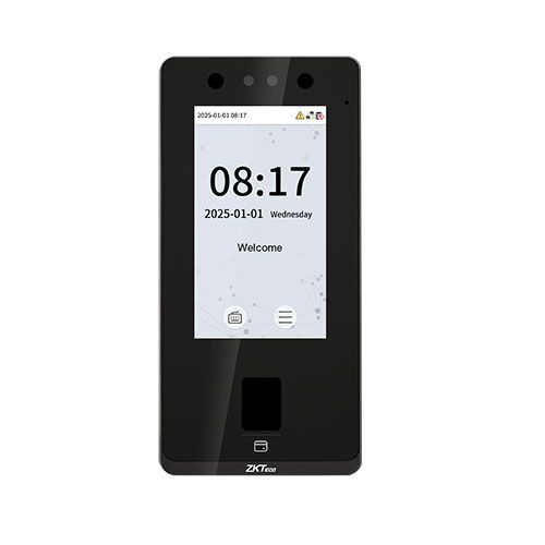 Біометричний термінал ZKTeco SenseFace 4A [FP][ID] розпізнавання облич та відбитків пальців зі зчитувачем карт EM-Marine