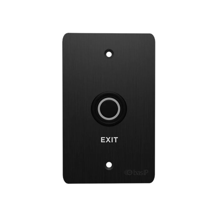 Безконтактна кнопка виходу BAS-IP SH-45E Black п'єзоелектрична