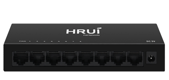 Комутатор HongRui HR-SWG0080-M 8-ми портовий