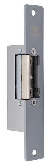 Електромеханічна защіпка Cisa 15005-07 НЗ-AЕ з короткою планкою сіра (38552)